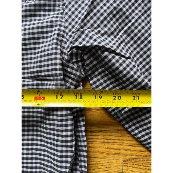 NWT JOHN VARVATOS Star USA Purple Gingham Cotton Button Up Shirt Top Mens Sz 16 - Picture 10 of 11